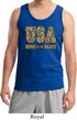 USA Home of the Brave Mens Tank Top