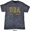 USA Home of the Brave Mineral Tie Dye Shirt