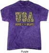USA Home of the Brave Mineral Tie Dye Shirt