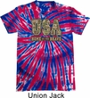 USA Home of the Brave Patriotic Tie Dye Shirt