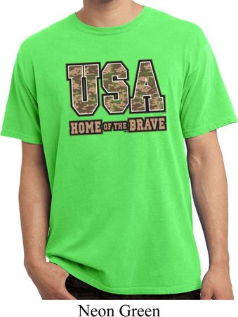 USA Home of the Brave Pigment Dyed Shirt