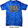 USA Home of the Brave Spider Tie Dye Shirt