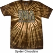 USA Home of the Brave Spider Tie Dye Shirt