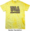 USA Home of the Brave Spider Tie Dye Shirt