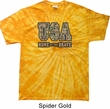 USA Home of the Brave Spider Tie Dye Shirt