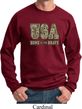 USA Home of the Brave Sweatshirt