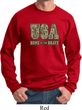 USA Home of the Brave Sweatshirt