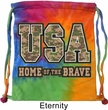 USA Home of the Brave Tie Dye Bag