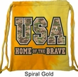 USA Home of the Brave Tie Dye Bag