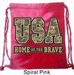 USA Home of the Brave Tie Dye Bag