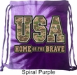 USA Home of the Brave Tie Dye Bag