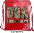 USA Home of the Brave Tie Dye Bag