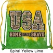 USA Home of the Brave Tie Dye Bag