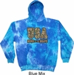 USA Home of the Brave Tie Dye Hoodie