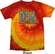 USA Home of the Brave Tie Dye Shirt