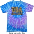 USA Home of the Brave Tie Dye Shirt