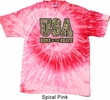 USA Home of the Brave Tie Dye Shirt