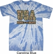 USA Home of the Brave Twist Tie Dye Shirt