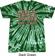 USA Home of the Brave Twist Tie Dye Shirt