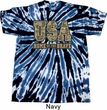 USA Home of the Brave Twist Tie Dye Shirt