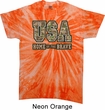 USA Home of the Brave Twist Tie Dye Shirt