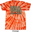 USA Home of the Brave Twist Tie Dye Shirt