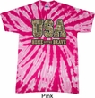 USA Home of the Brave Twist Tie Dye Shirt