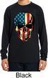 USA Skull Kids Dry Wicking Long Sleeve Shirt