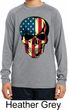 USA Skull Kids Dry Wicking Long Sleeve Shirt