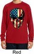 USA Skull Kids Dry Wicking Long Sleeve Shirt