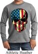 USA Skull Kids Long Sleeve Shirt