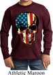 USA Skull Kids Long Sleeve Shirt