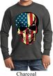 USA Skull Kids Long Sleeve Shirt