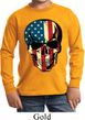 USA Skull Kids Long Sleeve Shirt