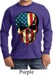 USA Skull Kids Long Sleeve Shirt