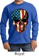 USA Skull Kids Long Sleeve Shirt