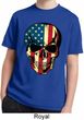USA Skull Kids Moisture Wicking Shirt