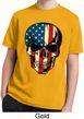 USA Skull Kids Moisture Wicking Shirt
