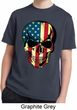 USA Skull Kids Moisture Wicking Shirt