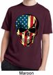 USA Skull Kids Moisture Wicking Shirt