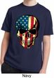USA Skull Kids Moisture Wicking Shirt