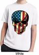 USA Skull Kids Moisture Wicking Shirt