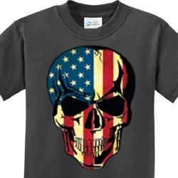 USA Skull Kids Shirts
