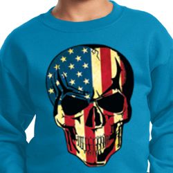 USA Skull Kids Sweatshirt