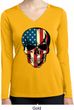 USA Skull Ladies Dry Wicking Long Sleeve Shirt