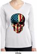USA Skull Ladies Dry Wicking Long Sleeve Shirt
