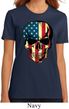 USA Skull Ladies Organic Shirt