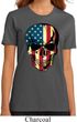 USA Skull Ladies Organic Shirt