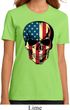 USA Skull Ladies Organic Shirt