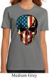 USA Skull Ladies Organic Shirt